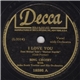 Bing Crosby With John Scott Trotter And His Orchestra - I Love You / I'll Be Seeing You