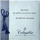 Johannes Brahms, Quartetto Italiano - Quartet In B Flat Major, Op. 67